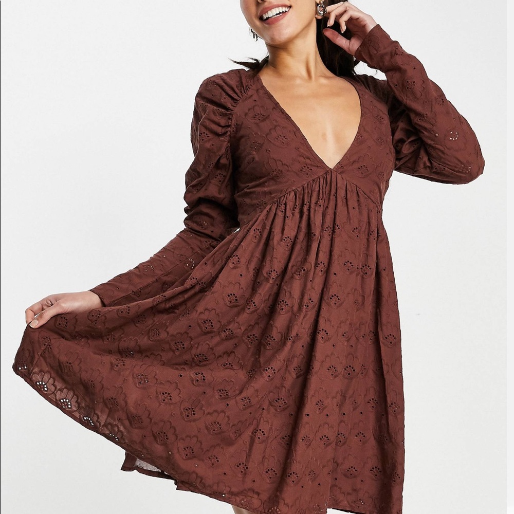 ASOS Tall babydoll mini dress - NWOT